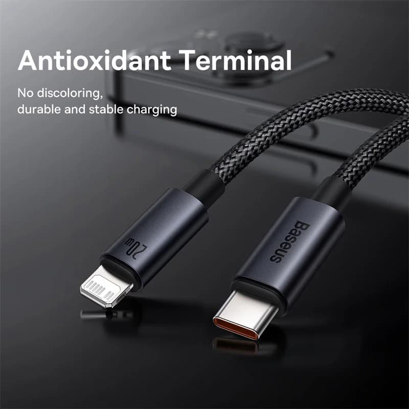 Cablu de încărcare rapidă 20W USB-C la Lightning pentru iPhone