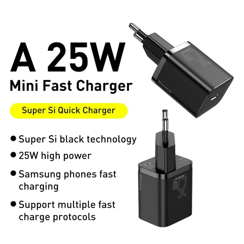 Încărcător portabil USB-C PD 25W pentru telefoane