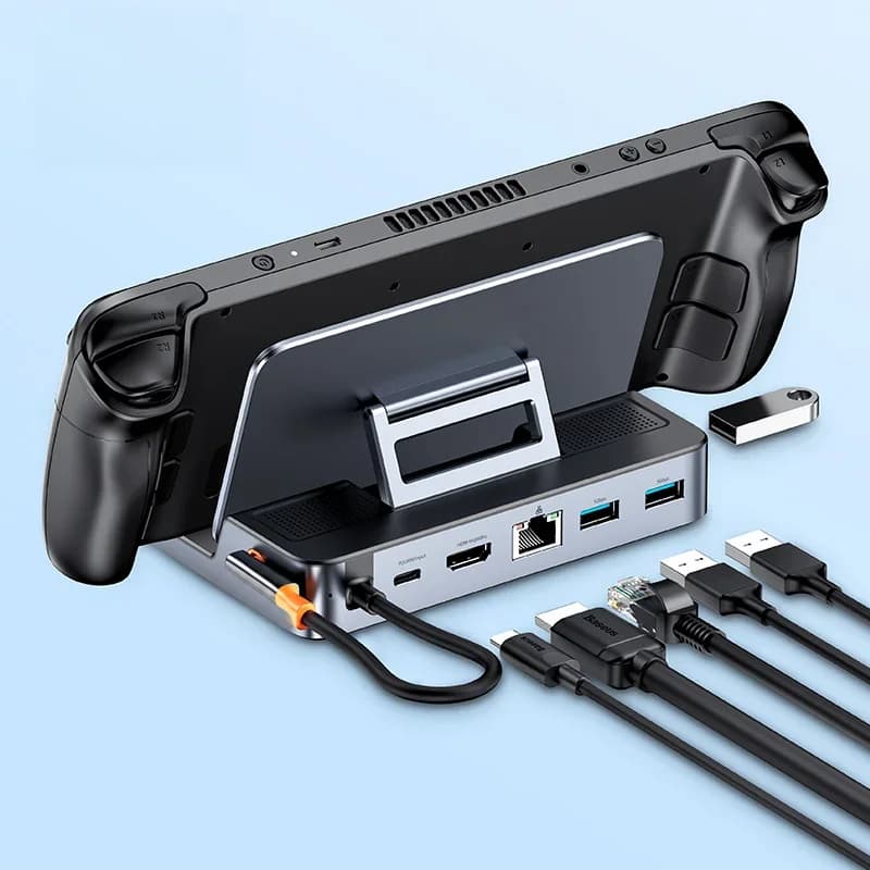 Stație de andocare USB-C 6-în-1 cu HDMI 4K