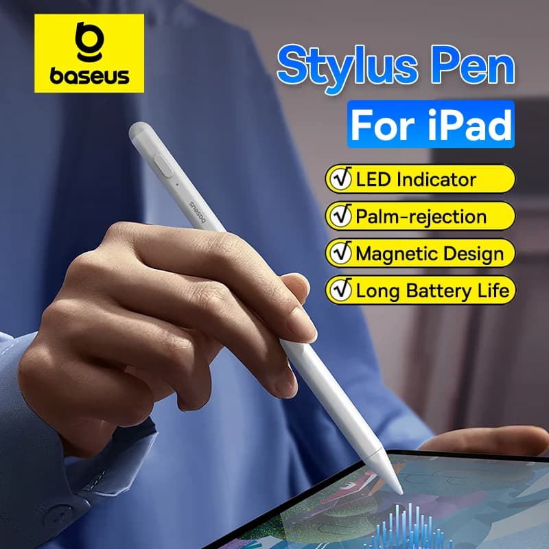 Stilou pentru iPad cu respingere palmă și indicator LED