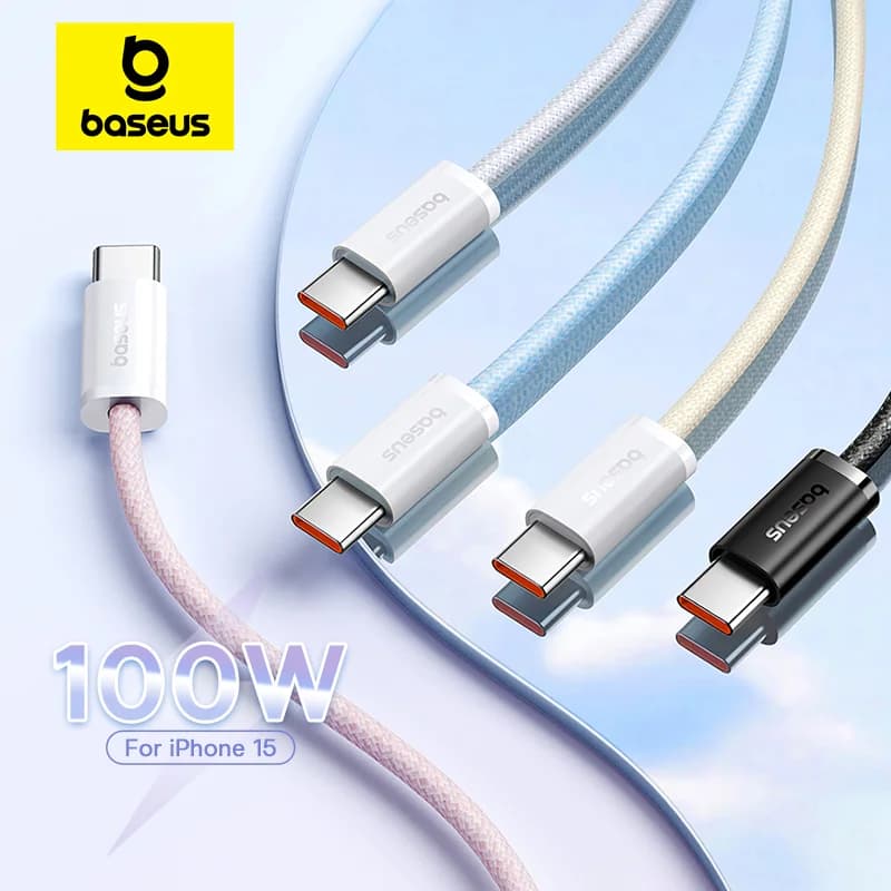 Cablu USB-C la USB-C, Încărcare Rapidă PD 100W