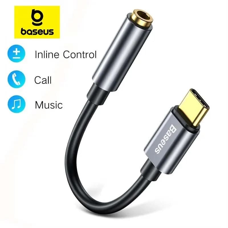 Adaptor USB-C la mufă căști 3.5mm